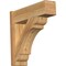 Ekena Millwork Olympic Block Rough Sawn Outlooker, Western Red Cedar, 8"W x 26"D x 26"H OUT08X26X26OLY05RWR - alternate 1